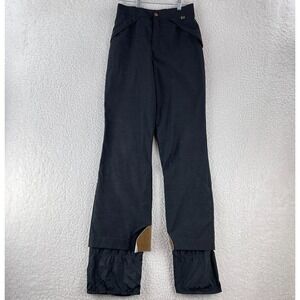 Mother Karen's Vintage Black Shell Ski Pants Womens High-Rise Size 9/10‎